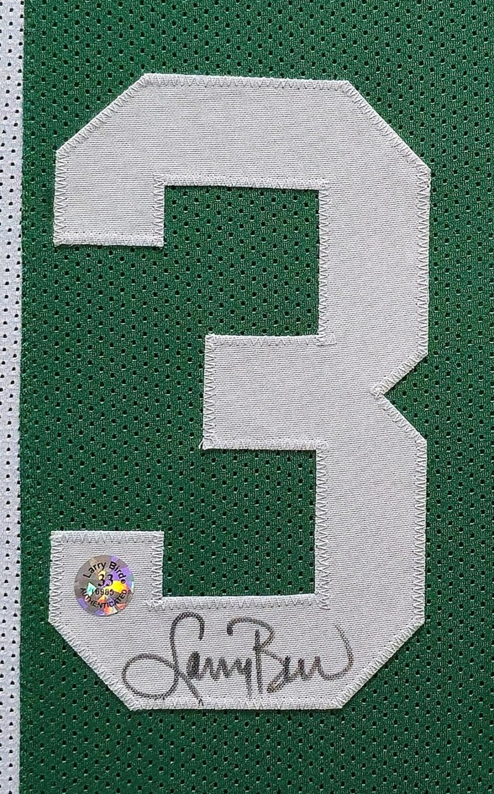 Framed Boston Celtics Larry Bird Autographed Signed Jersey Larry Bird Holo