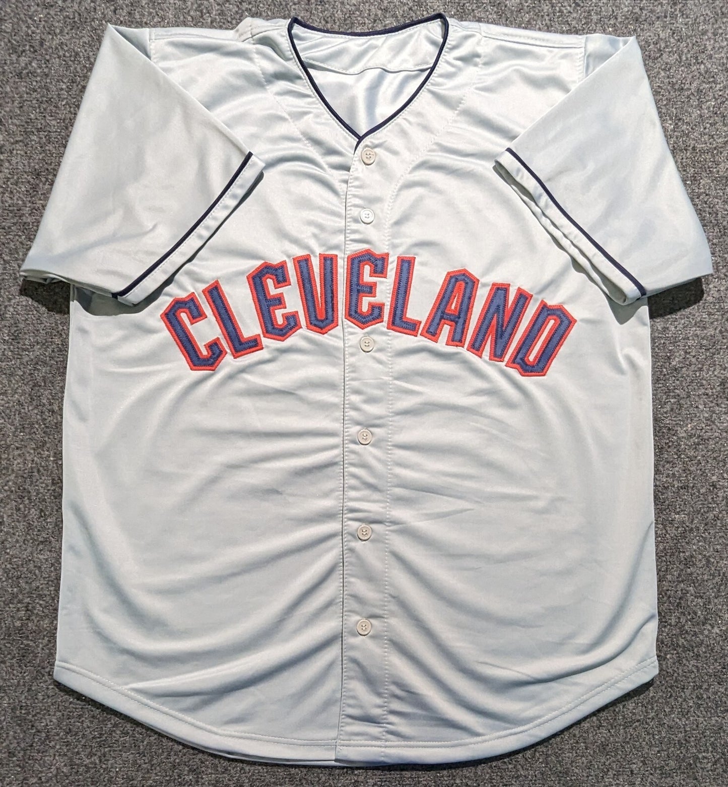 Steven Kwan Autographed Signed Cleveland Guardians Style Custom Jersey Jsa Coa