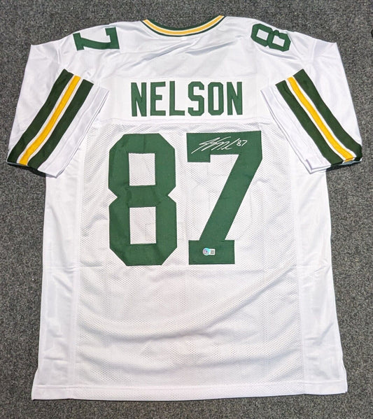 Green Bay Packers Jordy Nelson Autographed Signed Jersey Beckett Holo