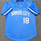 Kansas City Royals Bret Saberhagen Autographed Signed Custom Jersey Jsa Coa