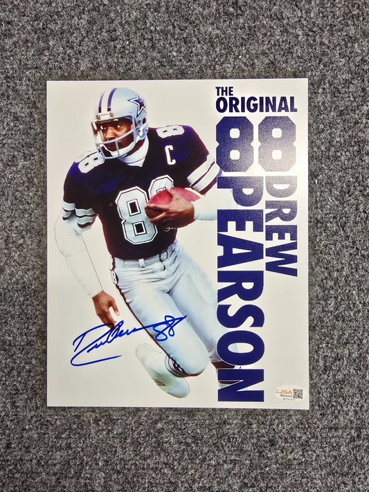 Dallas Cowboys Drew Pearson Autographed Signed Inscribed 8X10 Photo Jsa Coa