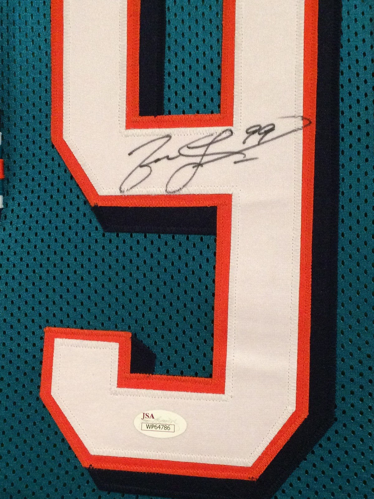 Framed Miami Dolphins Jason Taylor Autographed Signed Jersey Jsa Coa