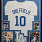 MVP Authentics Framed La Dodgers Gary Sheffield Autographed Signed Jersey Beckett Holo 495 sports jersey framing , jersey framing