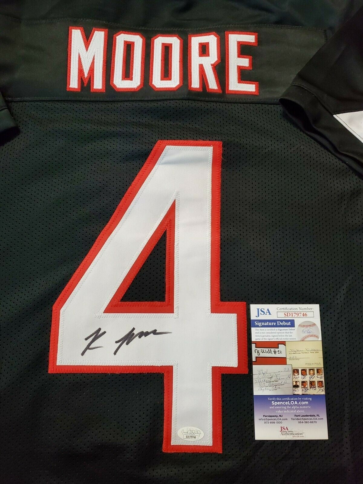 Arizona Cardinals Rondale Moore Autographed Signed Jersey Jsa Coa
