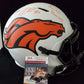 Denver Broncos Kj Hamler Autographed Inscribed Full Sz Lunar Rep Helmet Jsa Coa