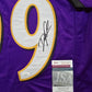 Baltimore Ravens Odafe Jayson Oweh Autographed Signed Jersey Jsa Coa  New Gold