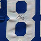 Framed Indianapolis Colts Marvin Harrison Signed Jersey Jsa Coa