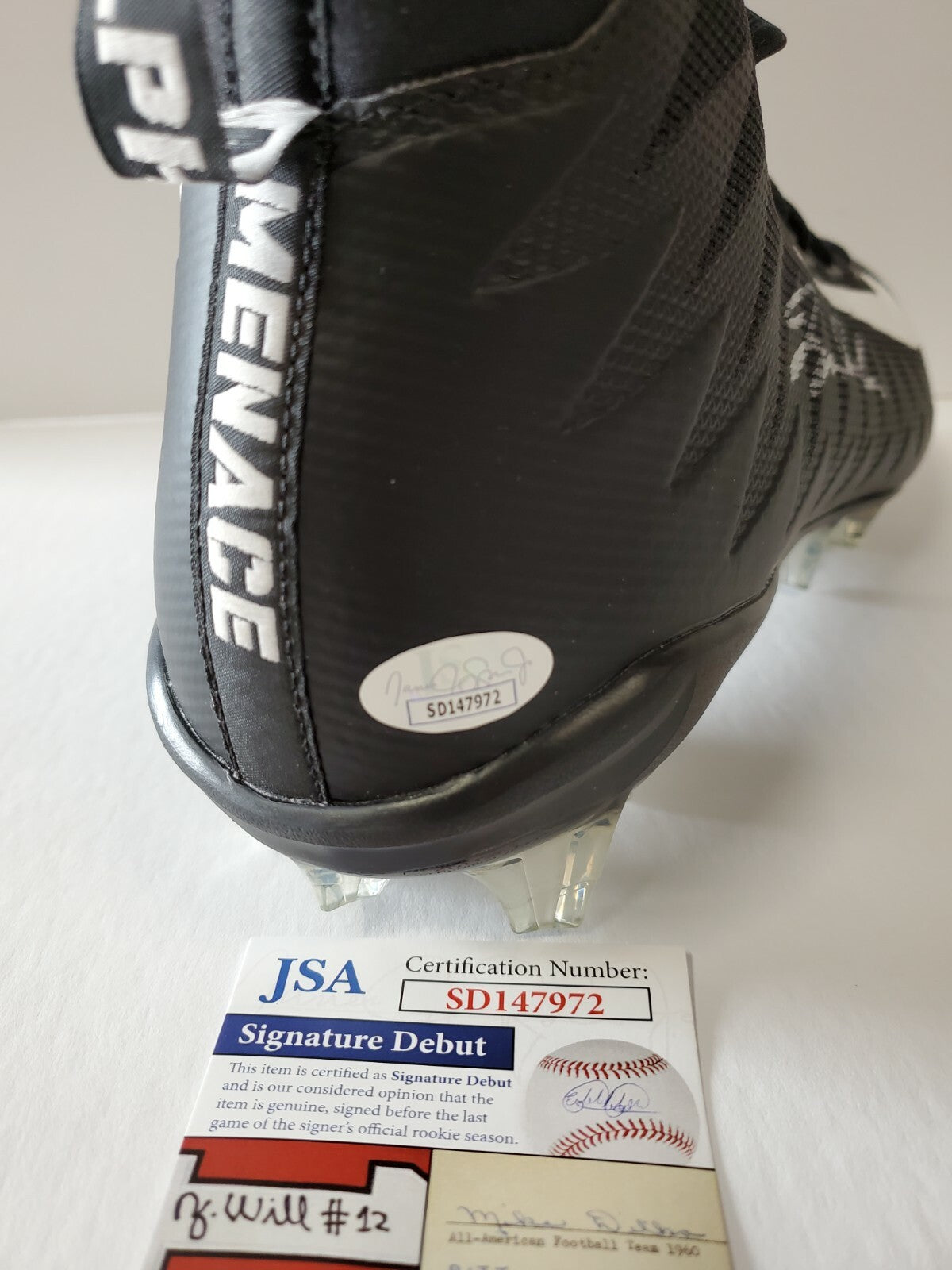 Odafe Jayson Oweh Autographed Signed Cleat Jsa Coa