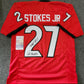 Georgia Bulldogs Eric Stokes Autographed Signed Inscribed Jersey Jsa  Coa