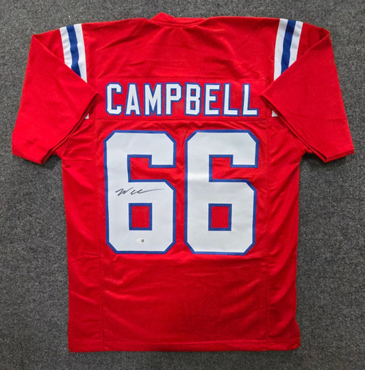 New England Patriots Will Campbell Autographed Signed Jersey Jsa Holo
