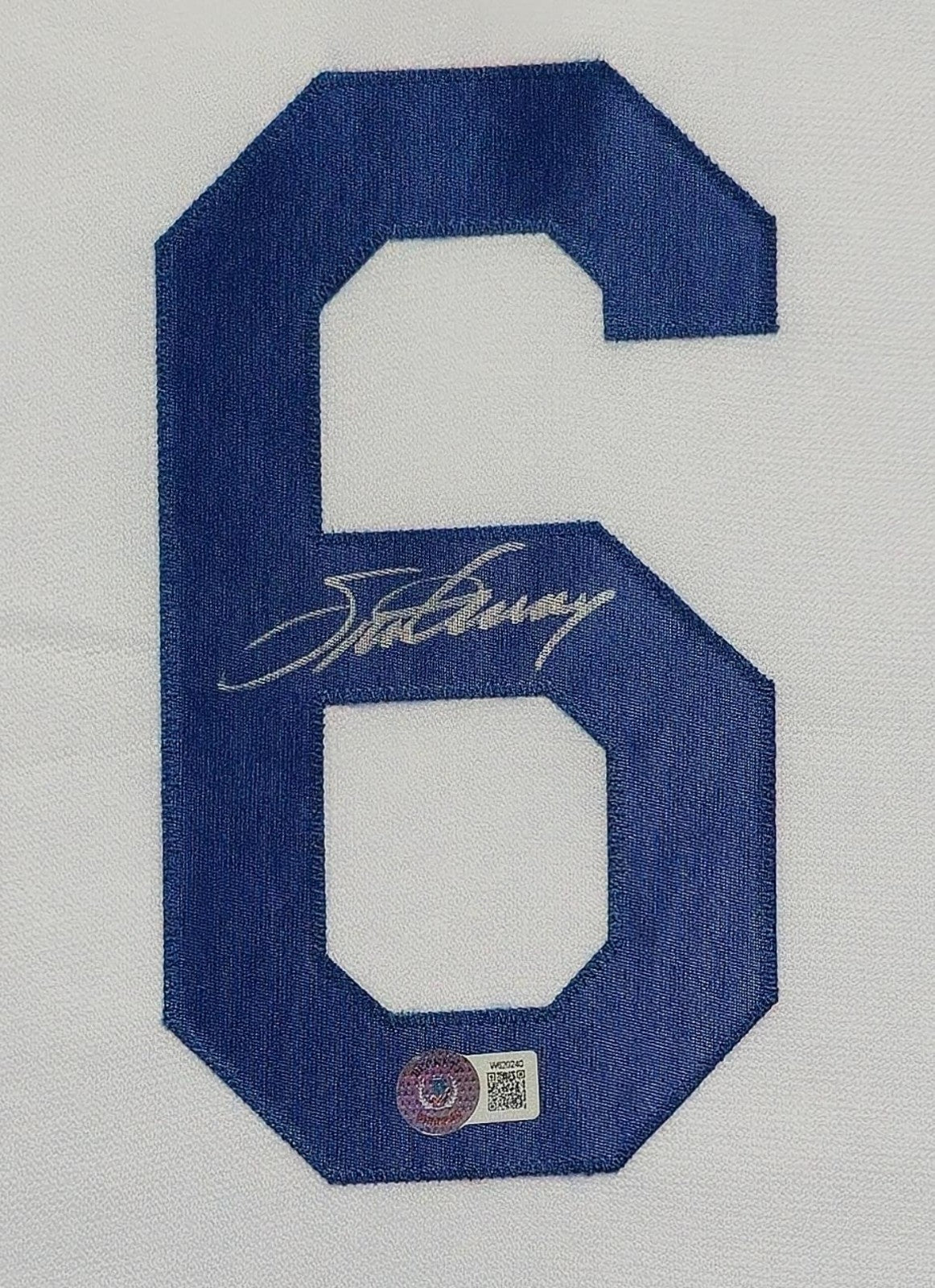 Framed La Dodgers Steve Garvey Autographed Signed Jersey Beckett Holo