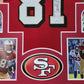 Framed San Francisco 49Ers Terrell Owens Autographed Signed Jersey Jsa Coa