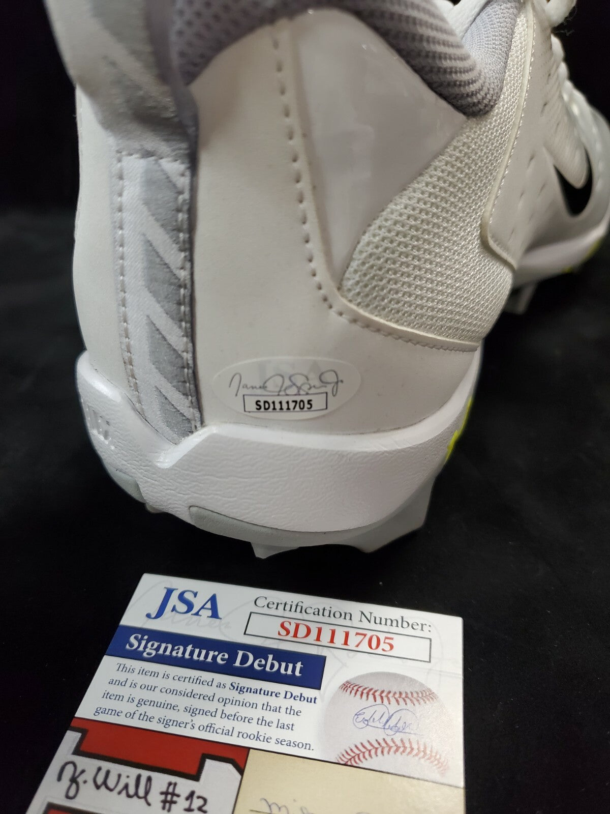 Eric Stokes Autographed Signed Cleat Jsa Coa