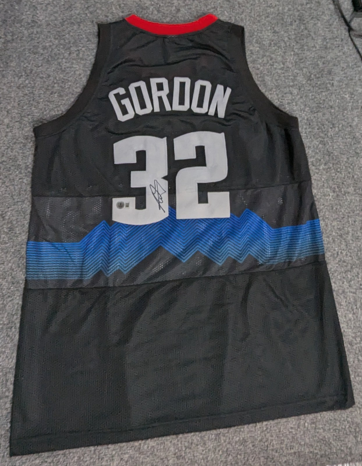 Denver Nuggets Aaron Gordon Autographed Signed Jersey Beckett Holo