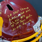 Washington Football Brian Mitchell Signed Insc. Full Sz Replica Helmet Jsa Coa