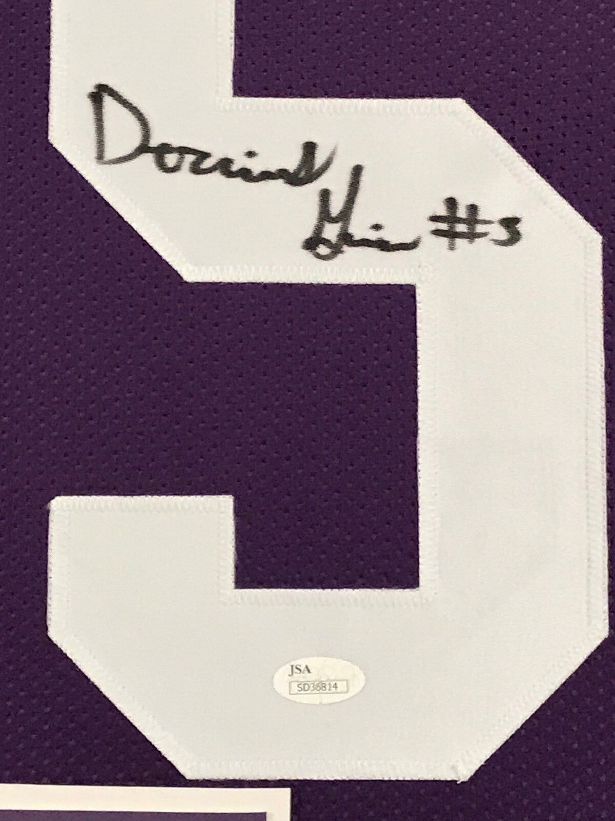 MVP Authentics Framed Derrius Guice Autographed Signed Lsu Tigers Jersey Jsa Coa 269.10 sports jersey framing , jersey framing