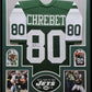 Framed New York Jets Wayne Chrebet Autographed Signed Jersey Jsa Coa