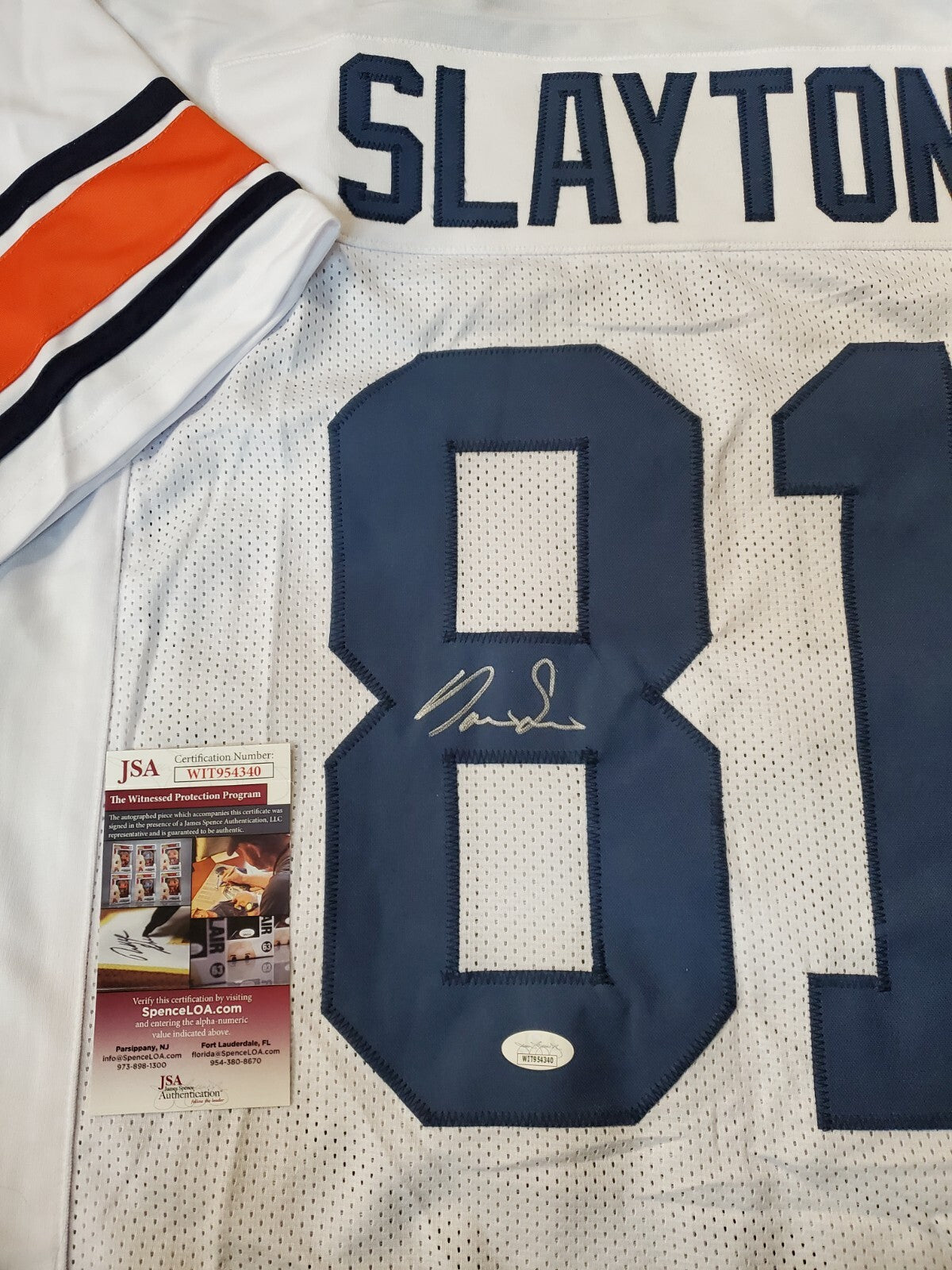 Auburn Tigers Darius Slayton Autographed Signed Jersey Jsa Coa