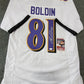 Baltimore Ravens Anquan Boldin Autographed Signed Jersey Jsa  Coa