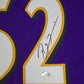 Baltimore Ravens Ray Lewis Autographed Signed Stat Jersey Beckett Holo