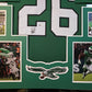 Framed Philadelphia Eagles Saquon Barkley Autographed Jersey Beckett Coa