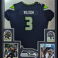 Framed Seattle Seahawks Russell Wilson Jersey Display