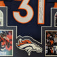 Framed Denver Broncos Justin Simmons Autographed Signed Jersey Jsa Coa