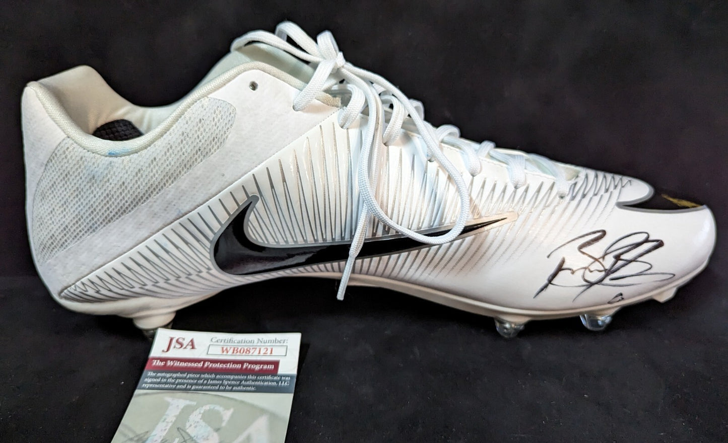 New York Giants Brian Burns Signed Cleat Jsa Coa