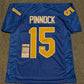Pitt Panthers Jason Pinnock Autographed Jersey Jsa Coa