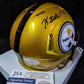 Pittsburgh Steelers Keeanu Benton Autographed Flash Mini Helmet Jsa Coa