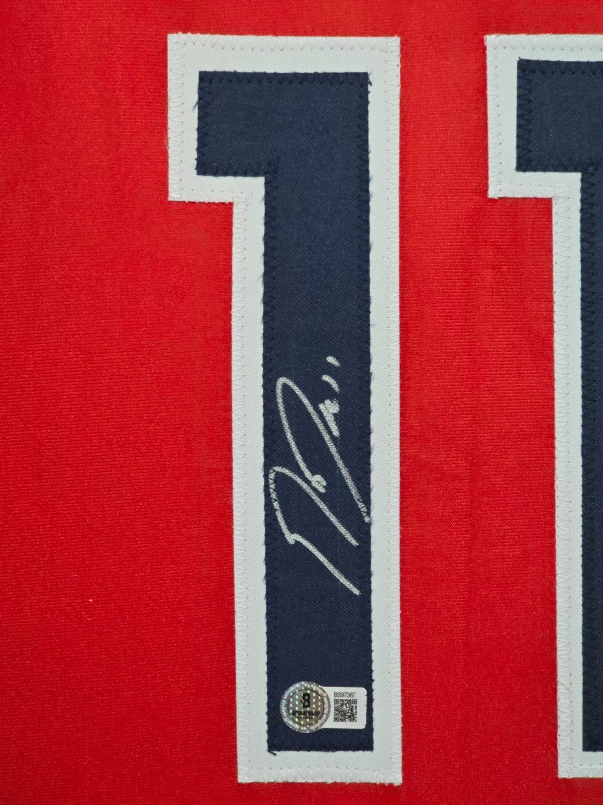 Framed Cleveland Guardians Jose Ramirez Autographed Signed Jersey Beckett Holo