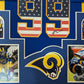 Framed Los Angeles Rams Aaron Donald Autographed Signed Jersey Jsa Coa