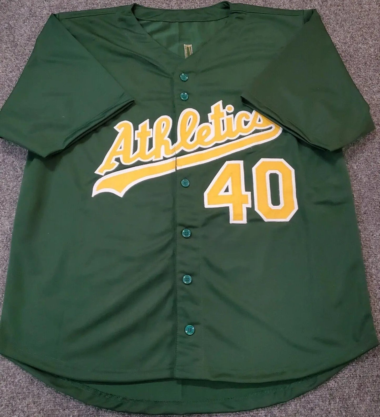 Oakland A's Bartolo Colon Autographed Signed Jersey Beckett Holo