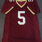 Oklahoma Sooners Marquise Brown Autographed Signed Jersey Jsa Coa Sticker Only