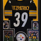 Framed Pittsburgh Steelers Minkah Fitzpatrick Autographed Signed Jersey Jsa Coa