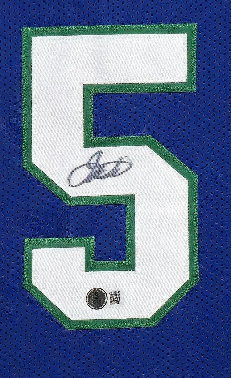 Framed Dallas Mavericks Jason Kidd Autographed Jersey Beckett Holo