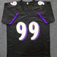 Baltimore Ravens Odafe Jayson Oweh Autographed Signed Jersey Jsa Coa  Old Gold
