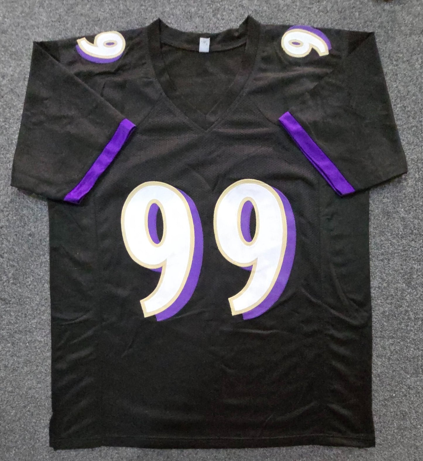 Baltimore Ravens Odafe Jayson Oweh Autographed Signed Jersey Jsa Coa  Old Gold