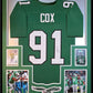 Framed Philadelphia Eagles Fletcher Cox Autographed Signed Jersey Jsa Coa