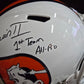 Denver Broncos Pat Surtain Ii Signed Insc Replica Full Size Helmet Beckett