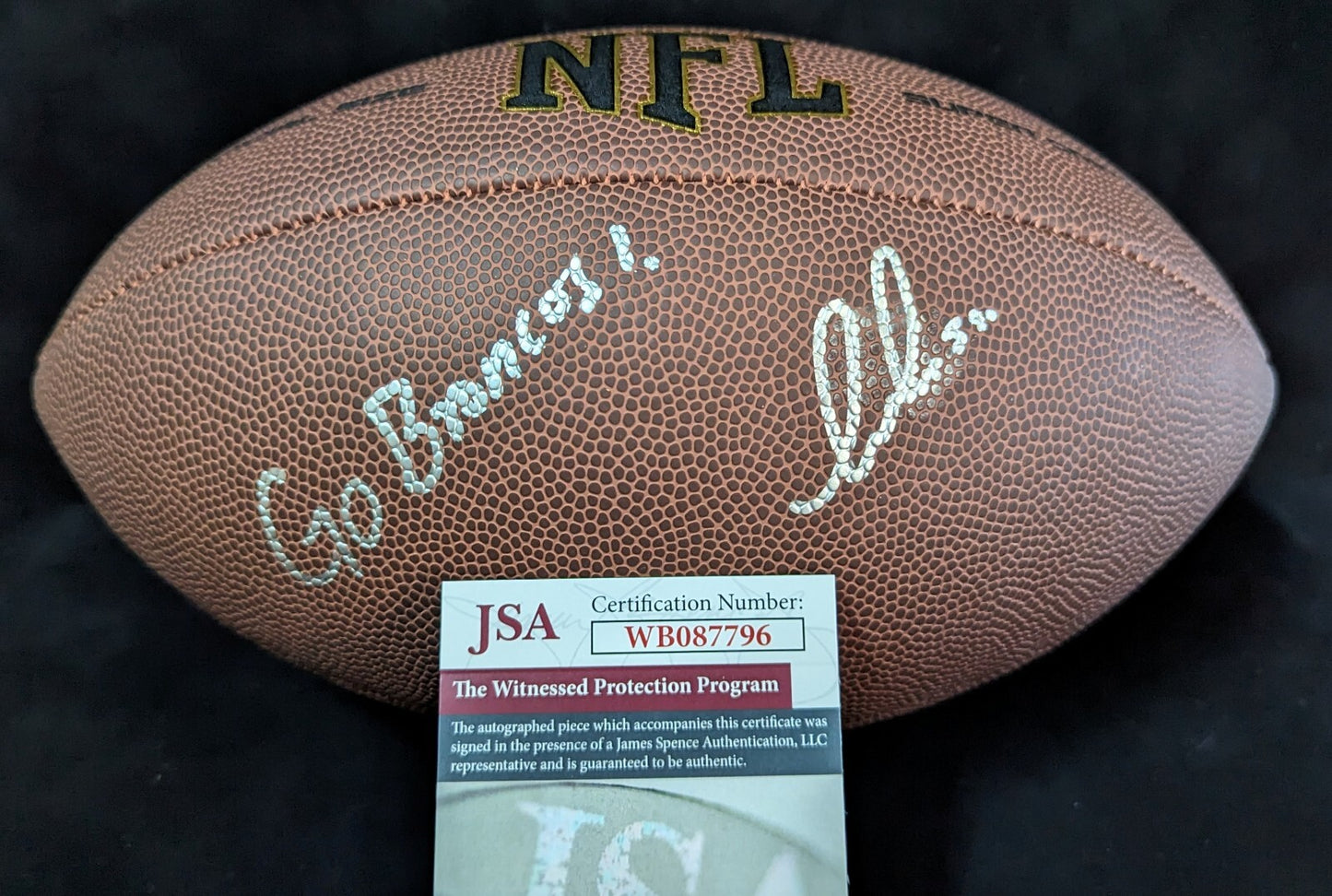 Denver Broncos Thomas Incoom Autographed Signed Inscribed Nfl Football Jsa Coa