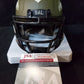 Baltimore Ravens Justin Tucker Signed Salute To Service Mini Helmet Jsa Coa