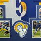 MVP Authentics Framed Los Angeles Rams Jalen Ramsey Autographed Signed Split Jersey Jsa Coa 540 sports jersey framing , jersey framing