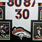 Framed Denver Broncos 2X Sb Champs 3X Autographed Signed Jersey Jsa Coa