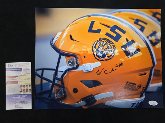 Lsu Tigers Will Campbell Autographed 11X14 Photo Jsa Coa