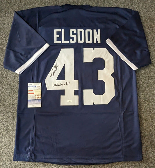 MVP Authentics Penn State Tyler Elsdon Autographed Signed Inscribed Jersey Jsa Coa 72 sports jersey framing , jersey framing