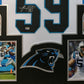 Framed Carolina Panthers Luke Kuechly Autographed Signed Jersey Beckett Holo