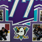 Framed Adam Oates Anaheim Mighty Ducks Autographed Signed Insc Jersey Jsa Coa