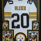 MVP Authentics Framed Pittsburgh Steelers Rocky Bleier Autographed Inscribed Jersey Jsa Coa 450 sports jersey framing , jersey framing