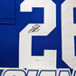 Framed New York Giants Saquon Barkley Autographed Jersey Jsa Coa
